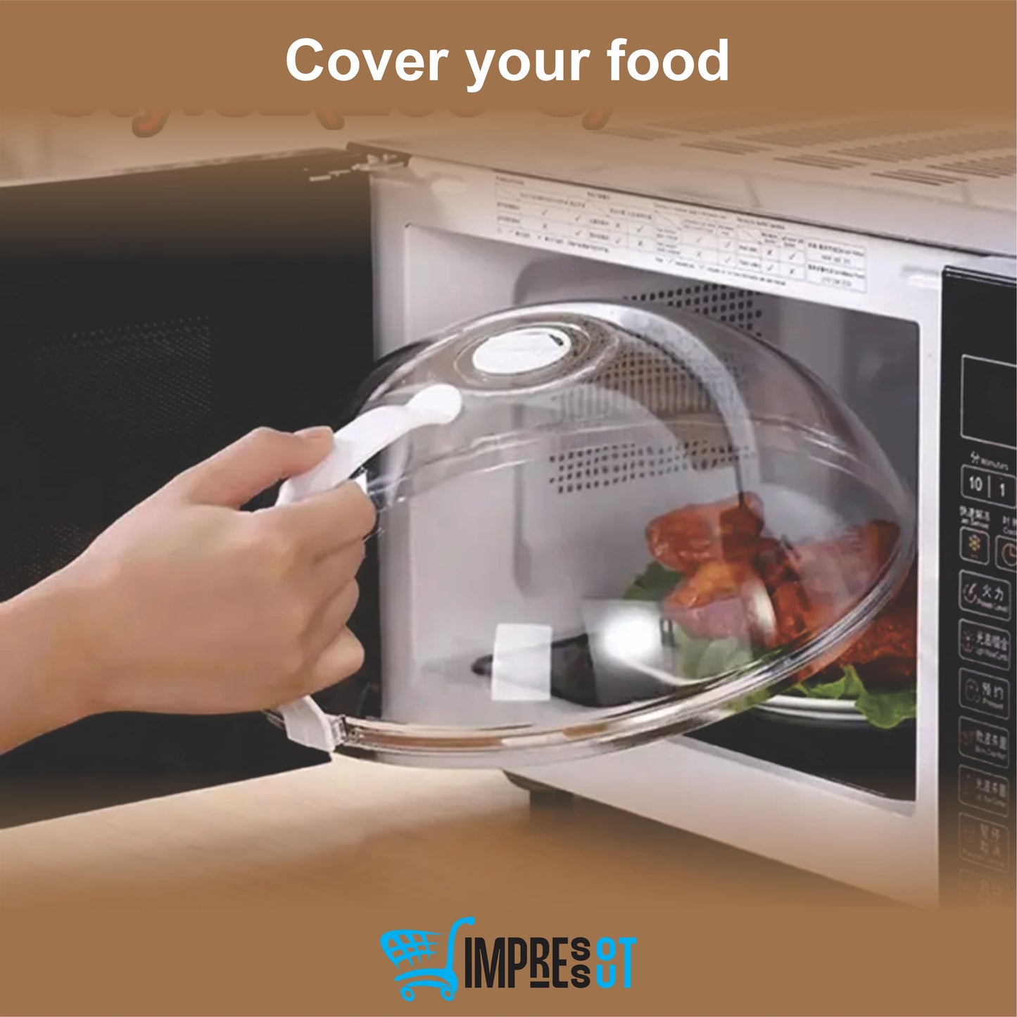 Microwave Oven Heating Cover