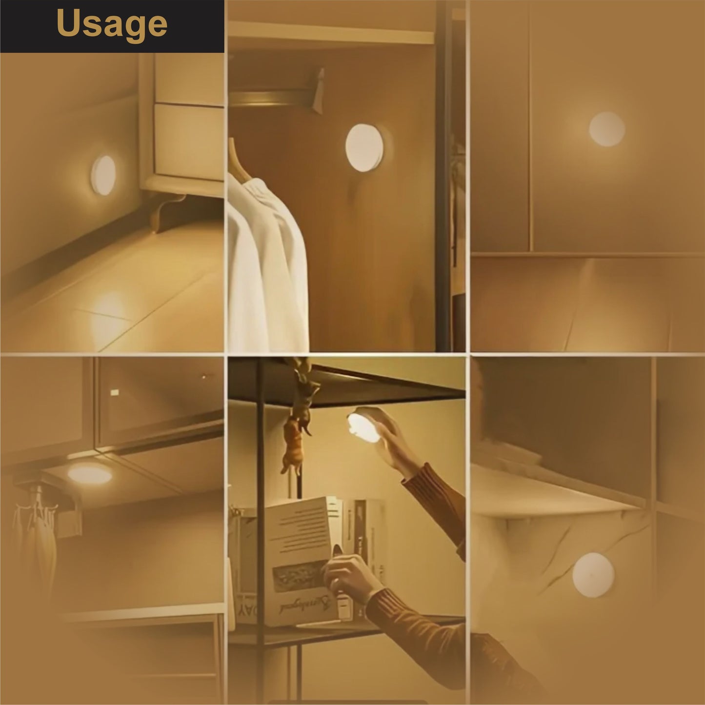 Motion-Activated LED Night Light